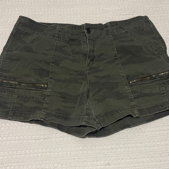Supplies Pants - Supplies Olive Camo Women's Cargo Shorts. 16
